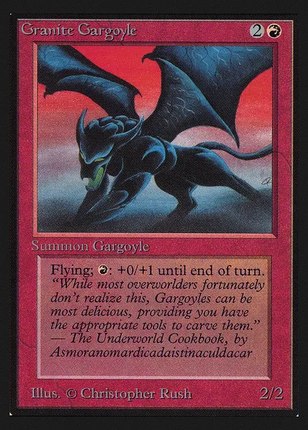 Granite Gargoyle, Magic card CED 156 — Collectors' Edition set