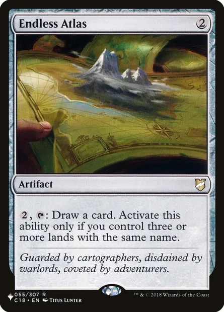 Endless Atlas, Magic card PLST C18-55 — The List set