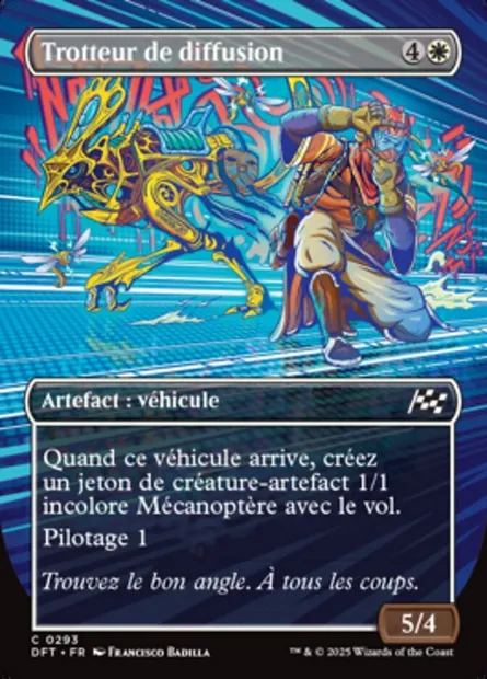 Trotteur de diffusion, carte Magic DFT 293 — extension Aetherdrift