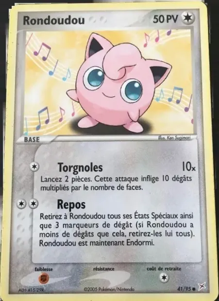 Rondoudou, carte Pokémon MA 41 — extension EX Team Magma vs Team Aqua
