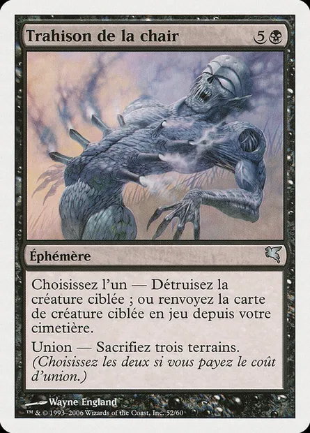 Trahison de la chair, carte Magic PSAL A52 — extension Salvat 2005