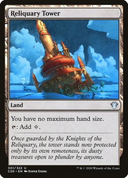 Reliquary Tower, Magic card C20 301 — Commander 2020 set