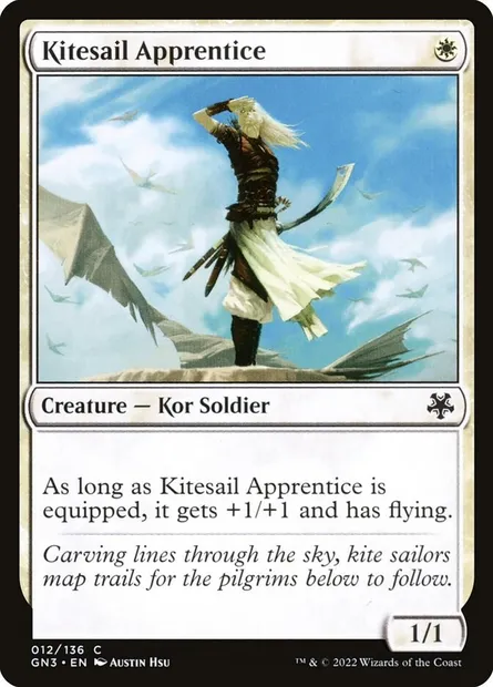 Kitesail Apprentice, Magic card GN3 12 — Game Night: Free-for-All set