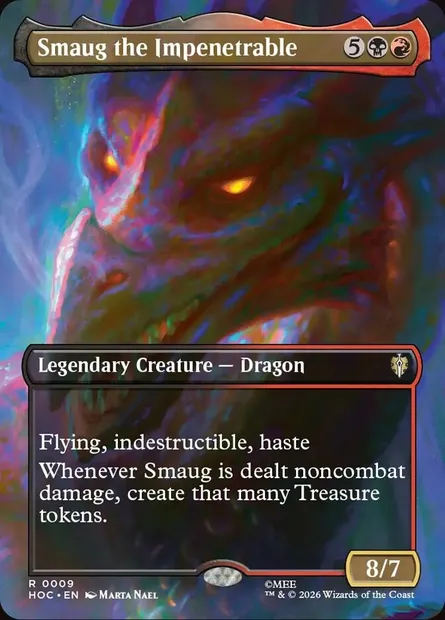 Smaug the Impenetrable, Magic card HOC 9 — The Hobbit Eternal set