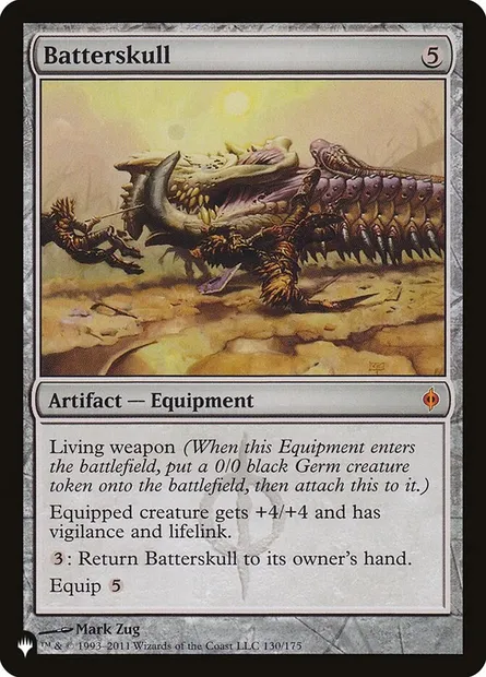 Battecrâne, carte Magic PLST NPH-130 — extension The List