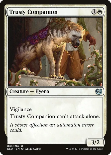 Trusty Companion, Magic card KLD 33 — Kaladesh set