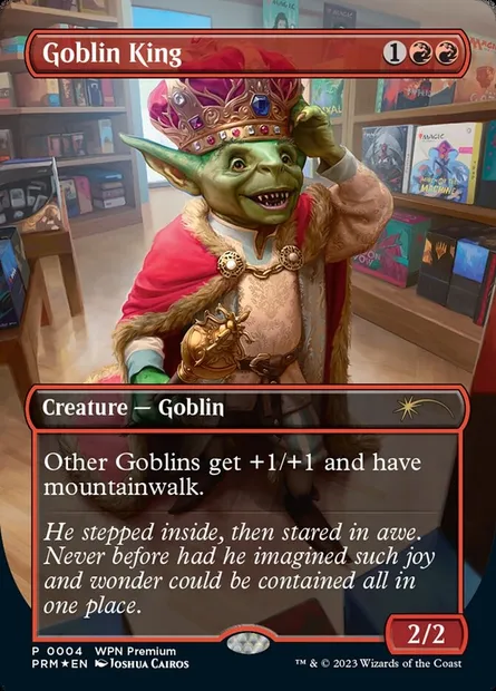 Goblin King, Magic card PW24 4 — Wizards Play Network 2024 set