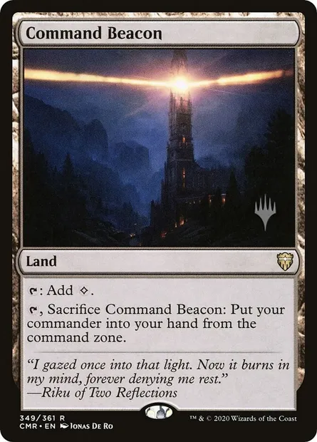 Flambeau du Commandement, carte Magic PCMR 349p — extension Commander Legends Promos
