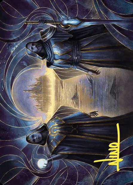 Court of Vantress // Court of Vantress, carte Magic AWOE 52 — extension Wilds of Eldraine Art Series