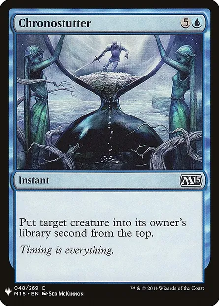 Chronostutter, Magic card PLST M15-48 — The List set