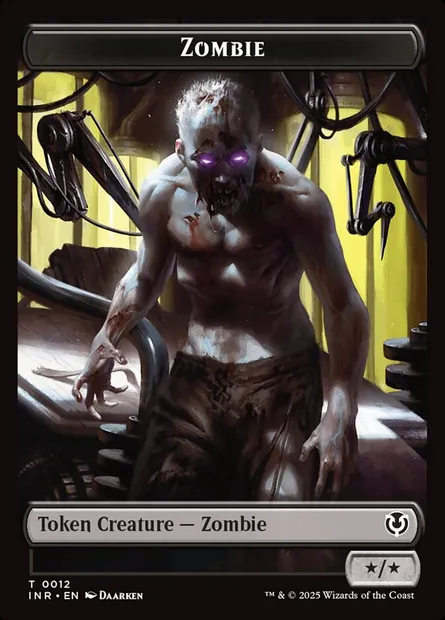 Zombie, carte Magic TINR 12 — extension Innistrad Remastered Tokens