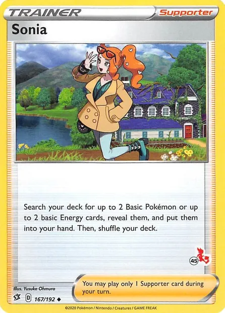 Sonia, Pokémon card BA22 167-45 — Battle Academy 2022 set