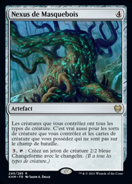 Nexus de Masquebois, carte Magic KHM 240 — extension Kaldheim
