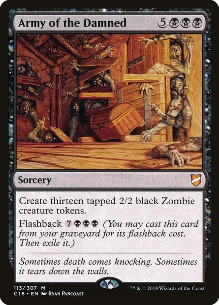 Army of the Damned, Magic card C18 113 — Commander 2018 set
