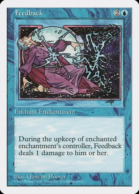 Feedback, Magic card 5ED 85 — Fifth Edition set