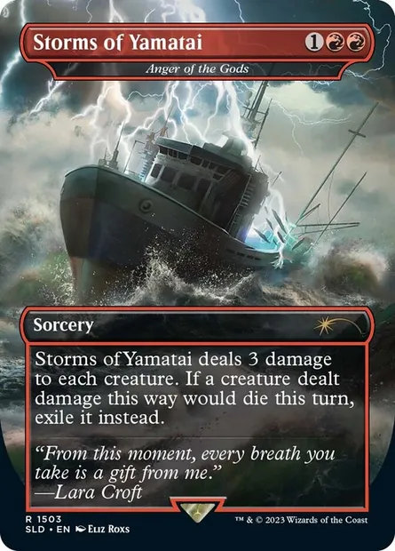 Fureur des dieux, carte Magic SLD 1503 — extension Secret Lair Drop