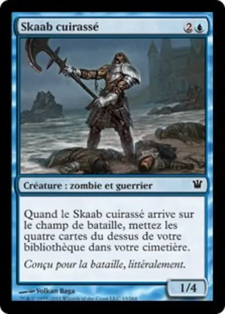 Skaab cuirassé, carte Magic ISD 43 — extension Innistrad