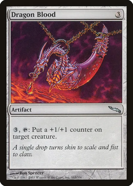 Dragon Blood, Magic card MRD 163 — Mirrodin set