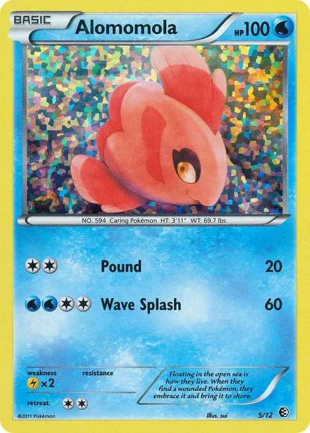 Alomomola, Pokémon card MCD11 5 — McDonald's Collection 2011 set
