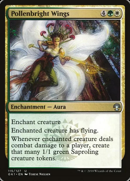 Pollenbright Wings, Magic card GK1 115 — GRN Guild Kit set