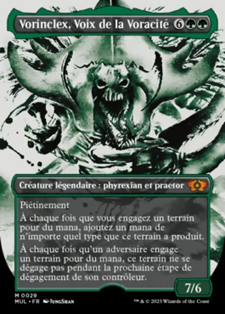 Vorinclex, Voix de la Voracité, carte Magic MUL 29 — extension Multiverse Legends
