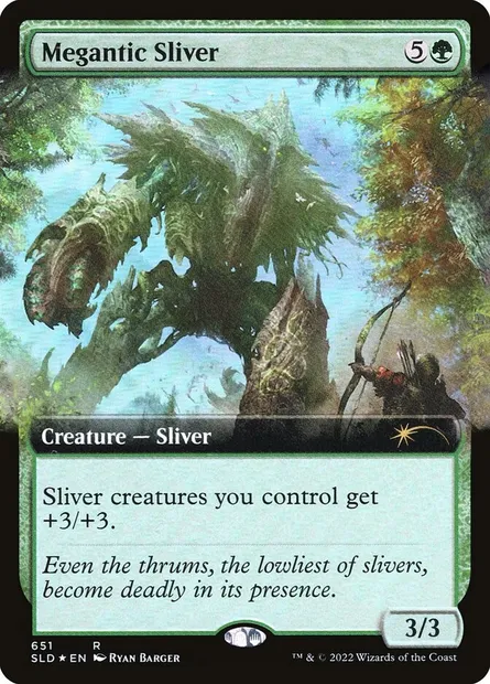 Megantic Sliver, Magic card SLD 651 — Secret Lair Drop set
