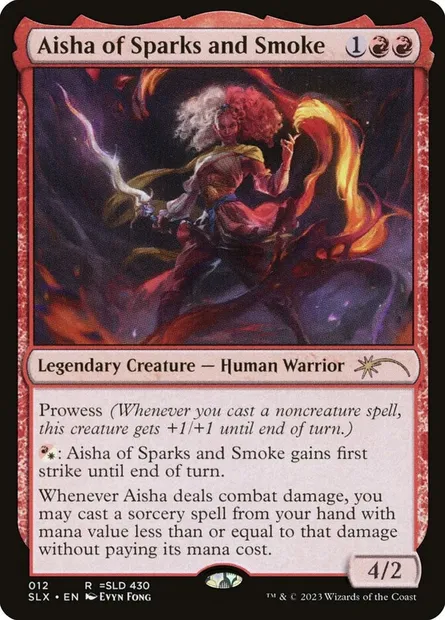 Aisha of Sparks and Smoke, carte Magic SLX 12 — extension Universes Within