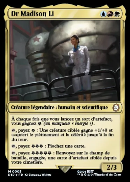 Dr Madison Li, carte Magic PIP 3 — extension Fallout