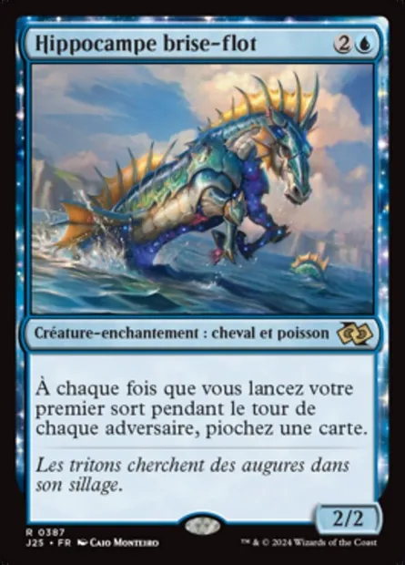 Hippocampe brise-flot, carte Magic J25 387 — extension Foundations Jumpstart