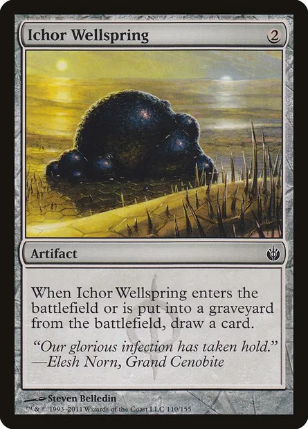Ichor Wellspring, Magic card MBS 110 — Mirrodin Besieged set