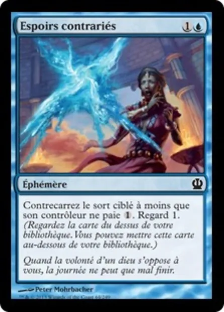 Espoirs contrariés, carte Magic THS 64 — extension Theros