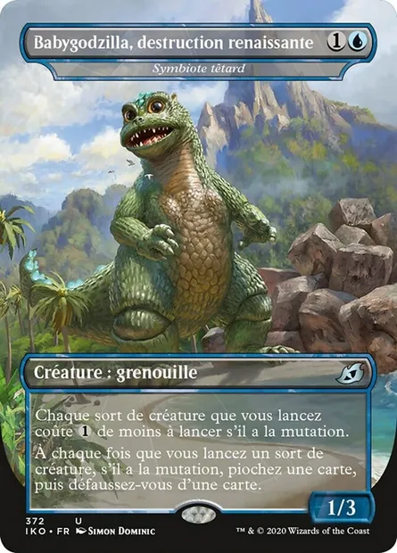 Symbiote têtard, carte Magic IKO 372 — extension Ikoria: Lair of Behemoths