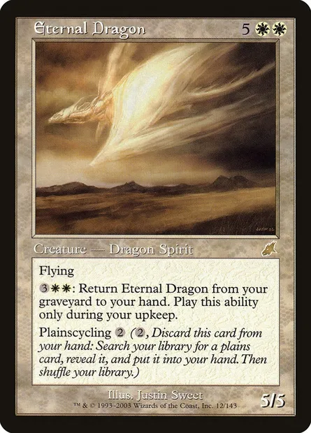 Eternal Dragon, Magic card SCG 12 — Scourge set