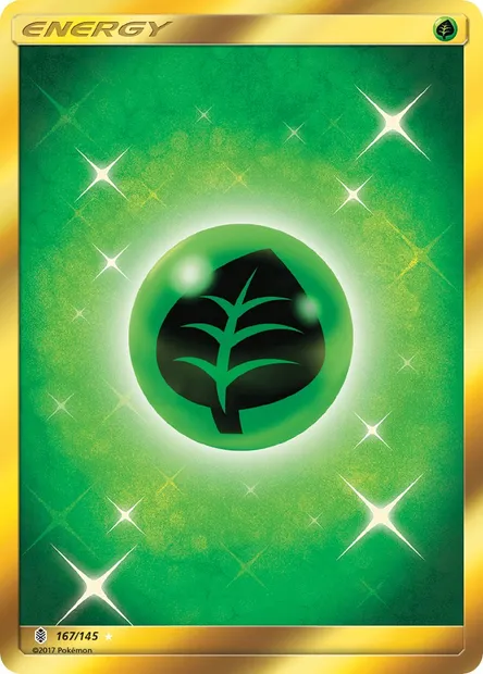 Grass Energy, Pokémon card GRI 167 — Guardians Rising set