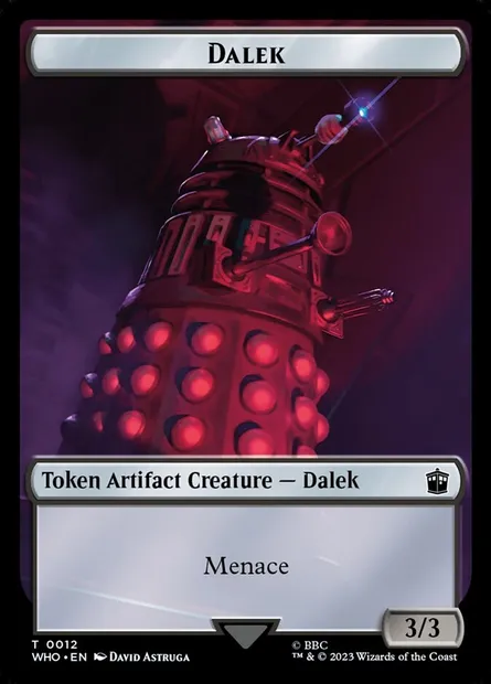 Dalek, Magic card TWHO 12 — Doctor Who Tokens set