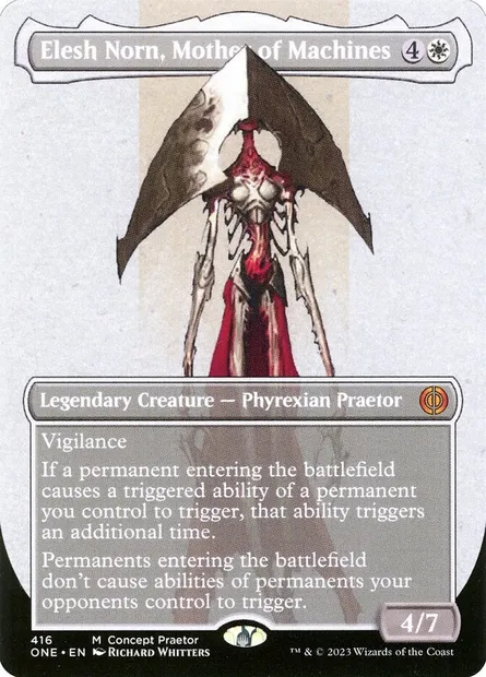 Elesh Norn, Mother of Machines, Magic card ONE 416 — Phyrexia: All Will Be One set
