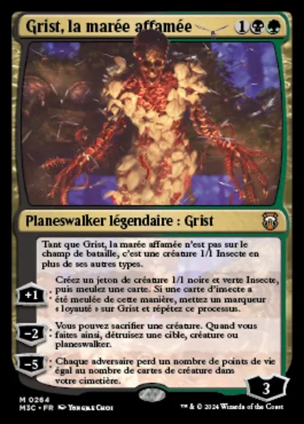 Grist, la marée affamée, carte Magic M3C 264 — extension Modern Horizons 3 Commander