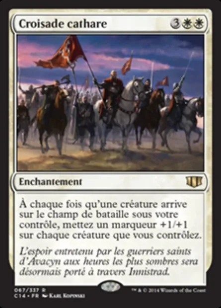 Croisade cathare, carte Magic C14 67 — extension Commander 2014