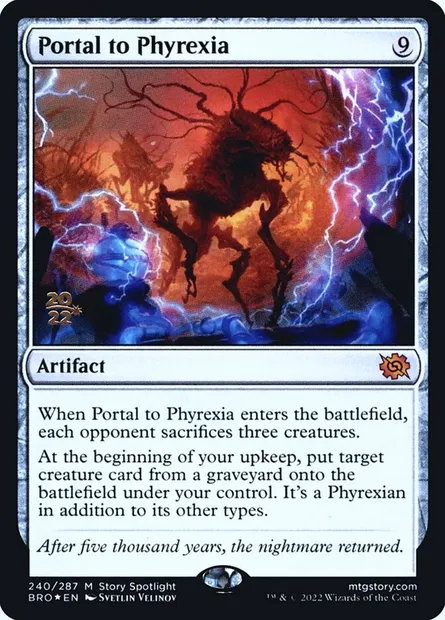 Portal to Phyrexia, Magic card PBRO 240s — The Brothers' War Promos set