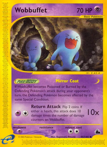 Wobbuffet, Pokémon card SK 45 — Skyridge set