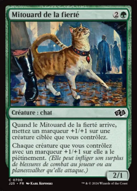 Mitouard de la fierté, carte Magic J25 700 — extension Foundations Jumpstart