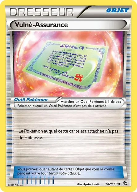 Vulné-Assurance, carte Pokémon PRC 142 — extension Primo-Choc