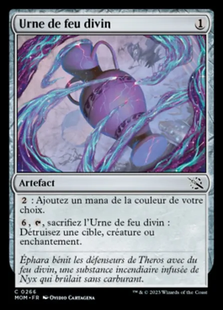 Urne de feu divin, carte Magic MOM 266 — extension L'invasion des machines