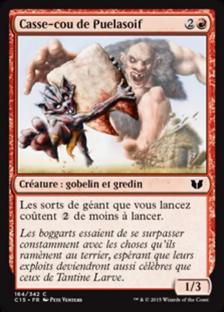 Casse-cou de Puelasoif, carte Magic C15 164 — extension Commander 2015