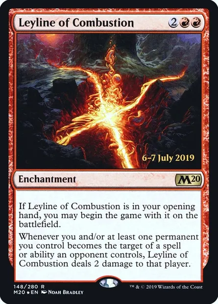 Ligne ley de combustion, carte Magic PM20 148s — extension Core Set 2020 Promos