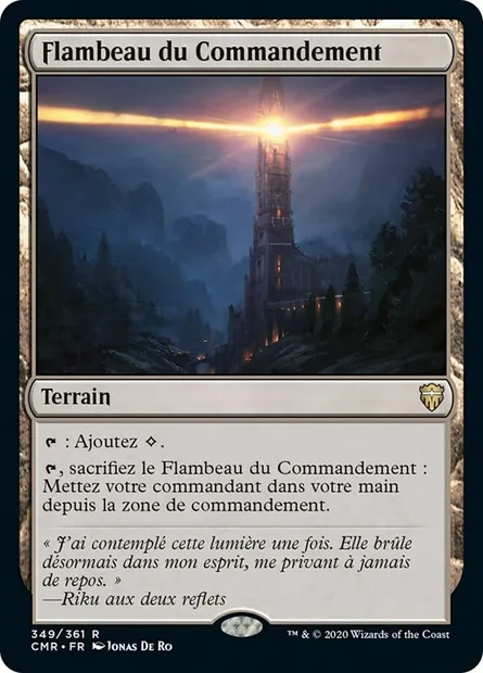 Flambeau du Commandement, carte Magic CMR 349 — extension Commander Legends
