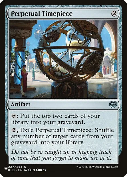 Perpetual Timepiece, Magic card PLST KLD-227 — The List set