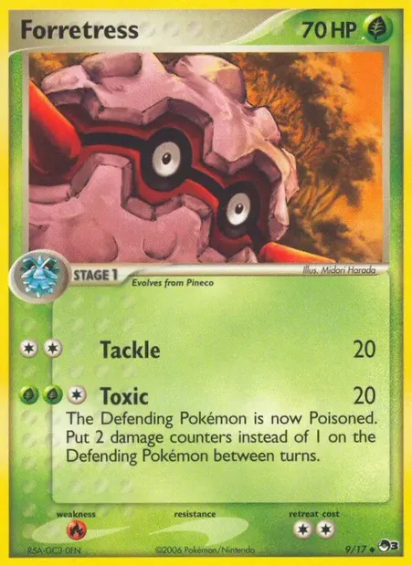 Foretress, carte Pokémon P3 9 — extension POP Série 3