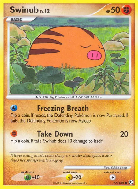 Marcacrin, carte Pokémon SF 77 — extension Tempête
