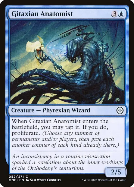 Gitaxian Anatomist, Magic card ONE 52 — Phyrexia: All Will Be One set